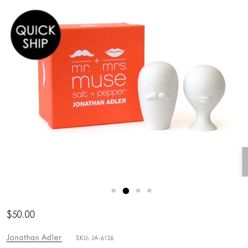 MR & MRS Muse Salt & Pepper Shakers - Adler